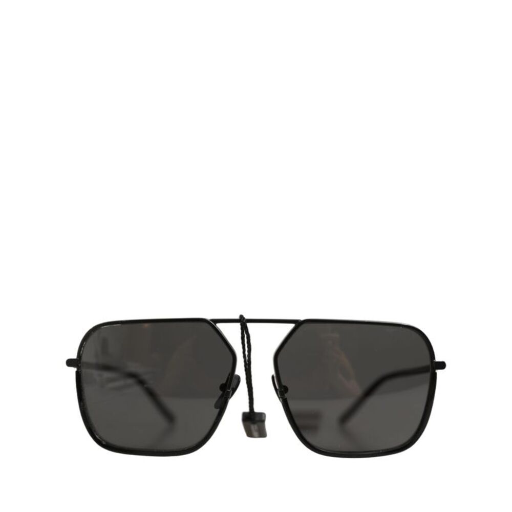 Dolce & Gabbana Black DG2193J Rectangular Metal Frame Eyewear Women's Sunglasses